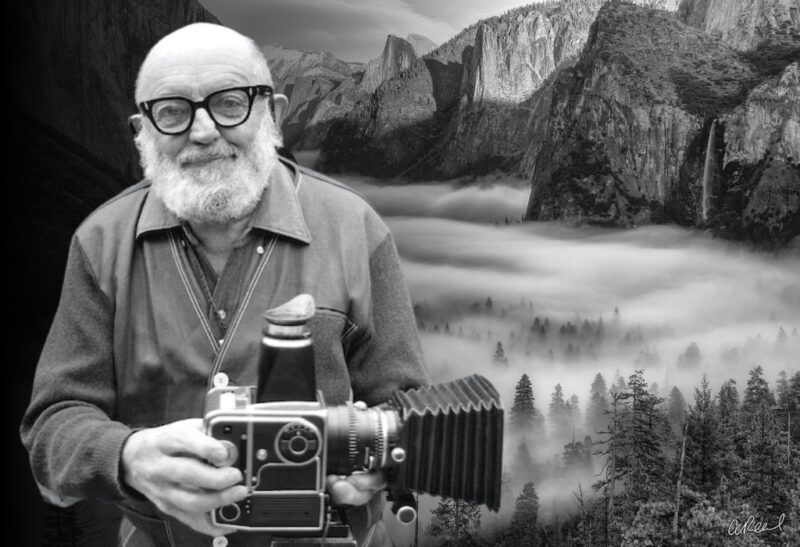 Ansel Adams b&w photographer